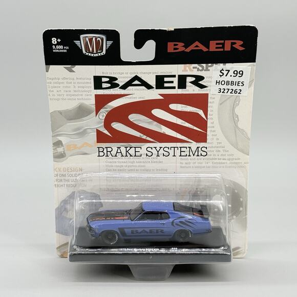 M2 Machines Other - M2 Machines 1970 Ford Mustang Boss 429 Baer Racing R89 22-28 Diecast 1:64